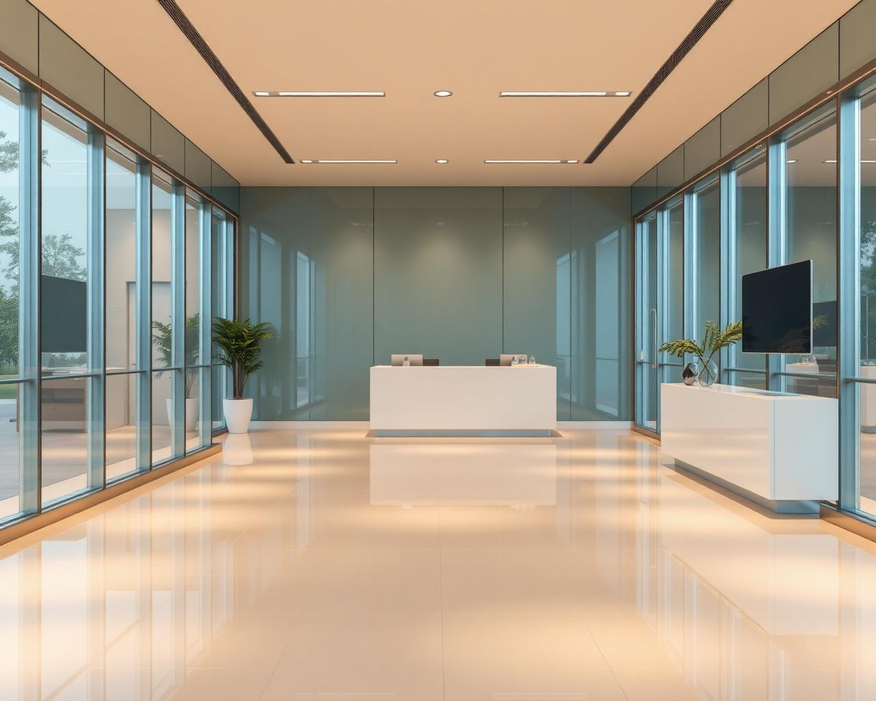Spotless commercial reception